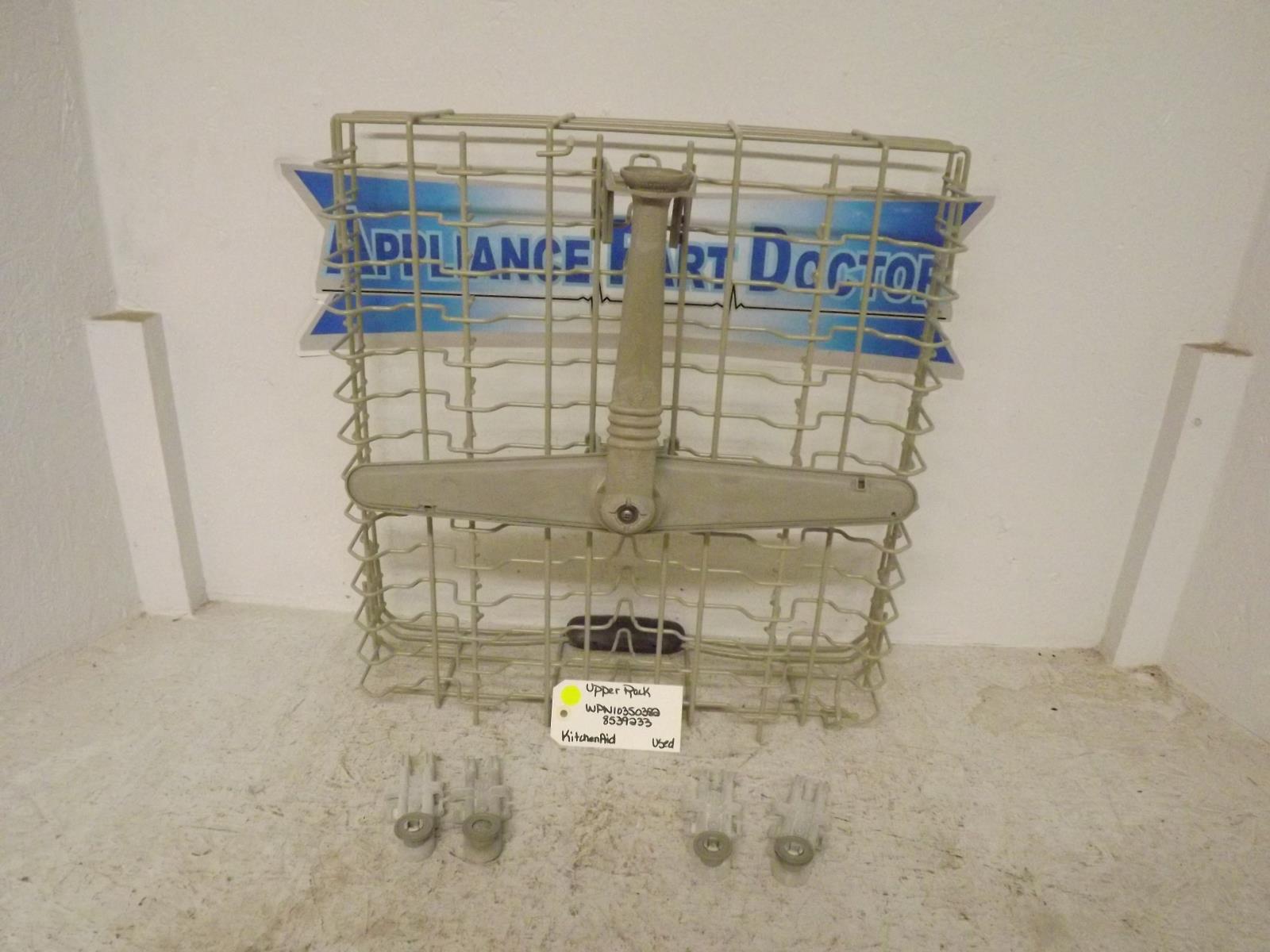 KitchenAid Dishwasher WPW10350382 8539233 Upper Rack Used KitchenAid Dishwasher WPW10350382 8539233 Upper Rack Used